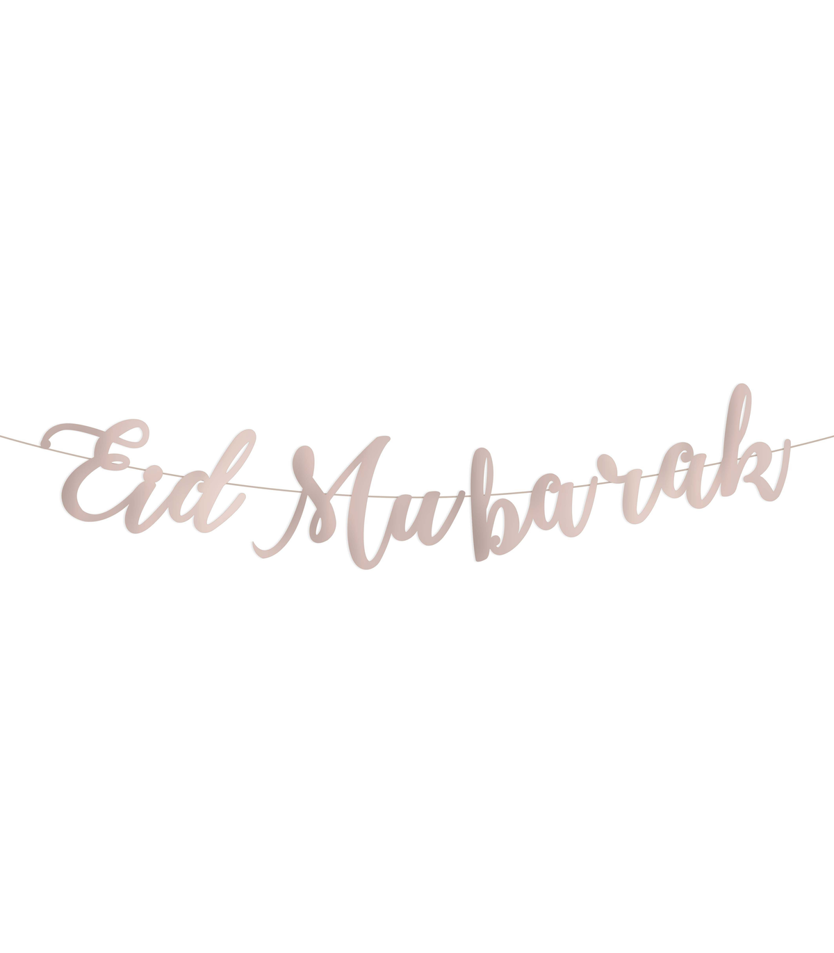 Eid Mubarak Letterslinger - Taupe