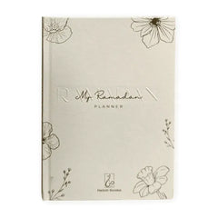 Witte Ramadan planner met delicate bloemenlijntekeningen voor een geweldige maand Ramadan Witte Ramadan planner met delicate bloemenlijntekeningen voor een geweldige maand Ramadan