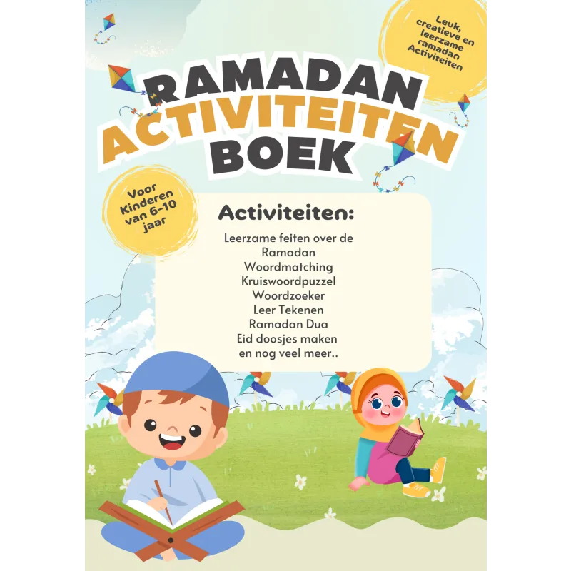 Ramadan activiteitenboek voor kinderen met leuke en leerzame activiteiten Ramadan activiteitenboek voor kinderen met leuke en leerzame activiteiten