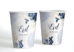Bekers - Eid Peony blue (set van 6) Bekers - Eid Peony blue (set van 6)