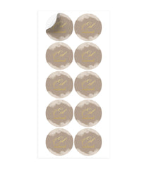 Eid Stickers - Taupe Eid Stickers - Taupe