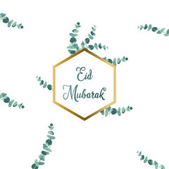 Wenskaart Eid Mubarak - Eucalyptus Wenskaart Eid Mubarak - Eucalyptus