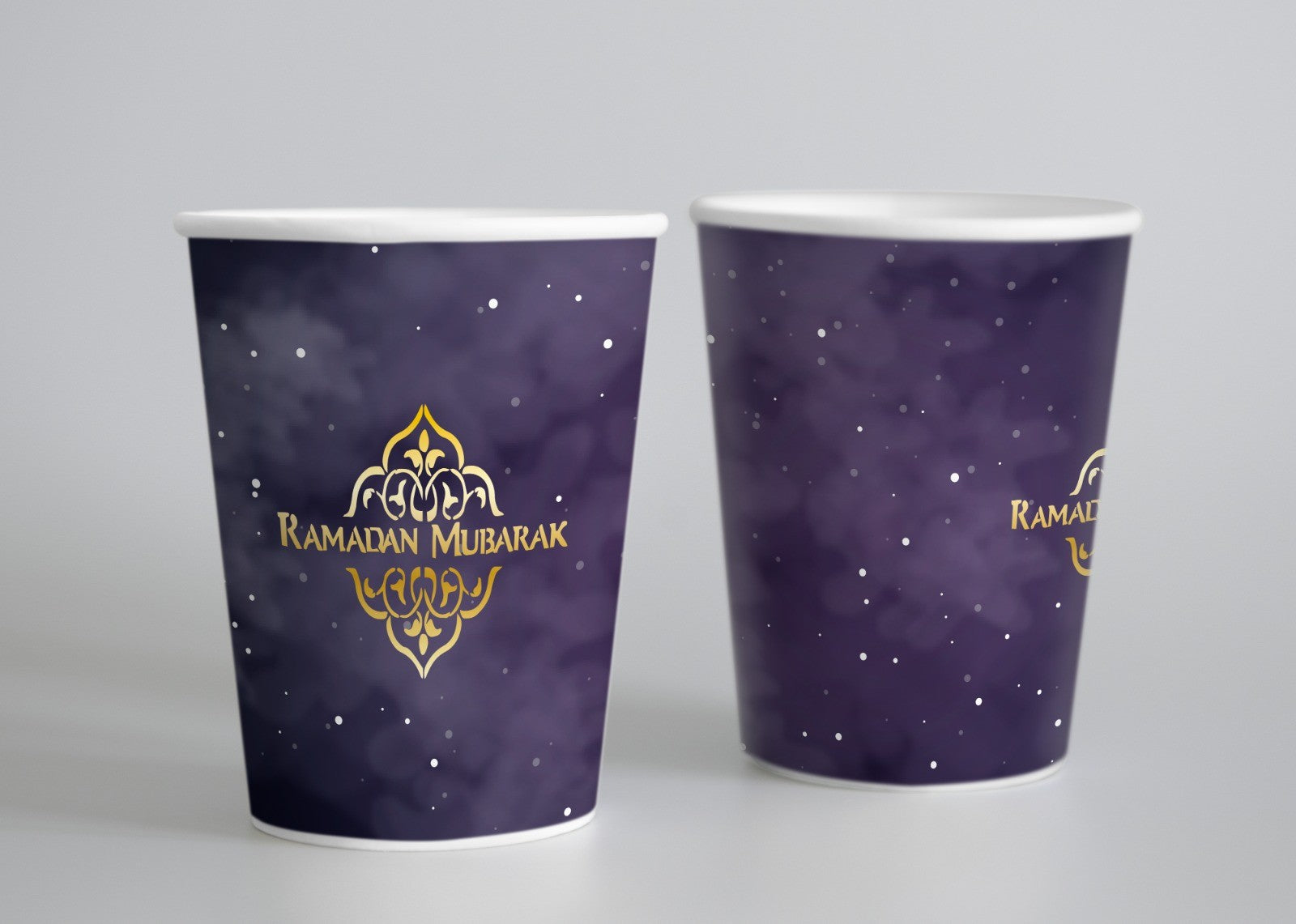 Bekers - Ramadan paars/goud 2020 Bekers - Ramadan paars/goud 2020