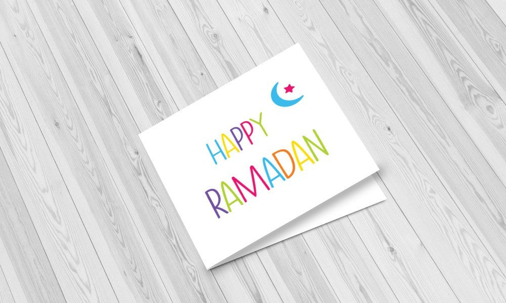 Wenskaart Happy Ramadan Wenskaart Happy Ramadan