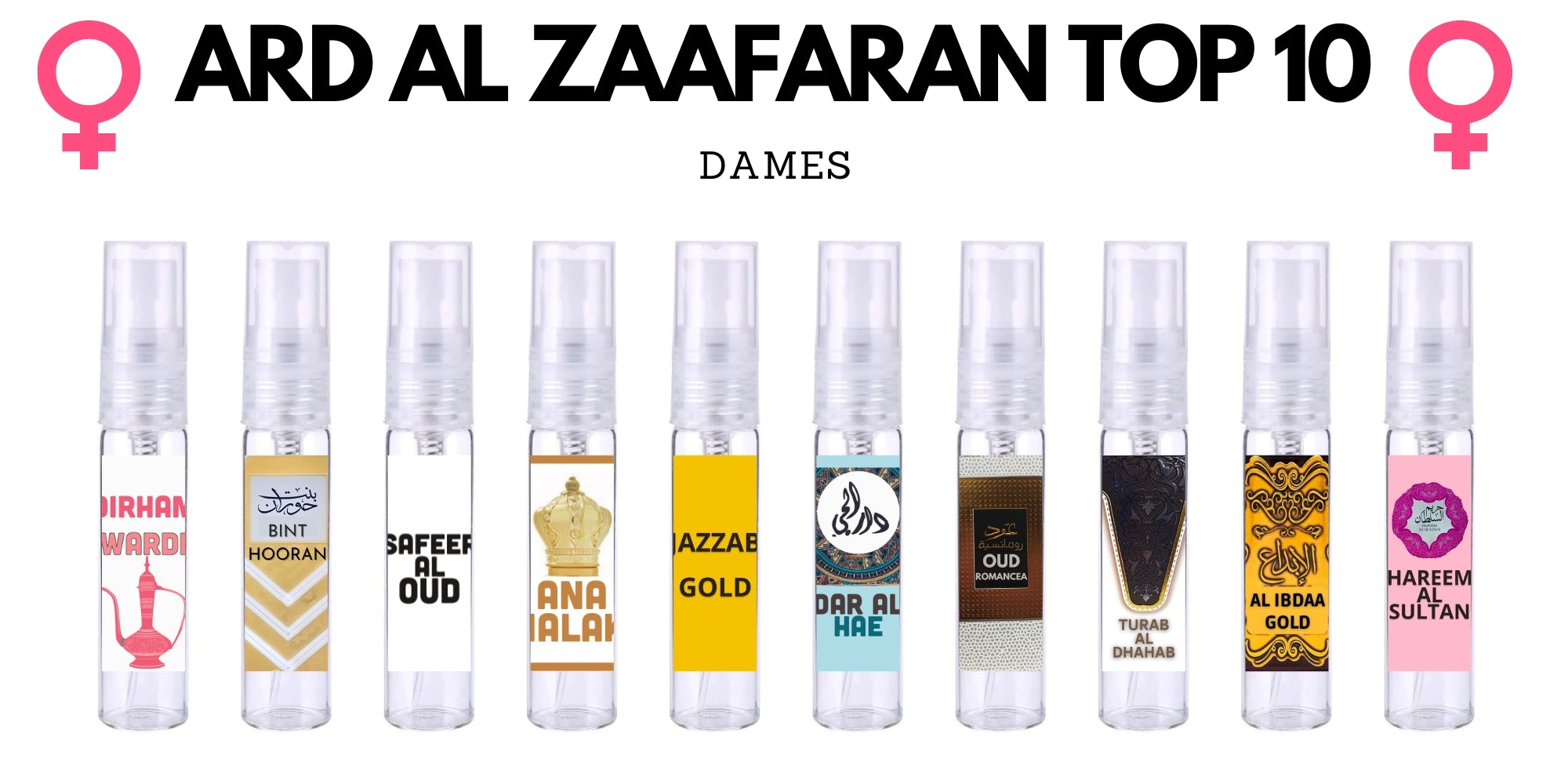 Ard al Zaafaran Top 10 Dames Sample Set - Ard al Zaafaran Ard al Zaafaran Top 10 Dames Sample Set - Ard al Zaafaran