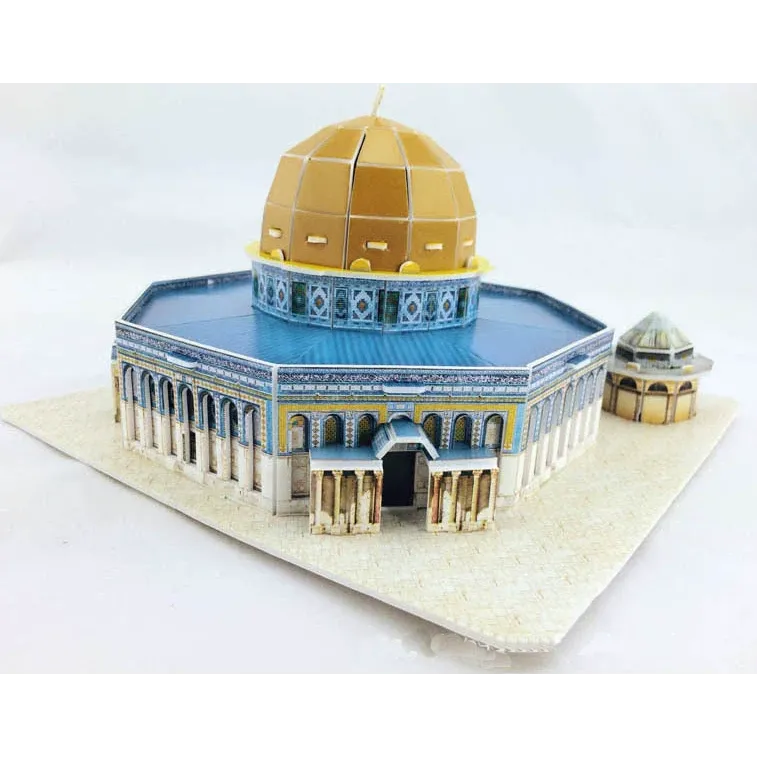 3d puzzel rotskoepelmoskee (dome of the rock)