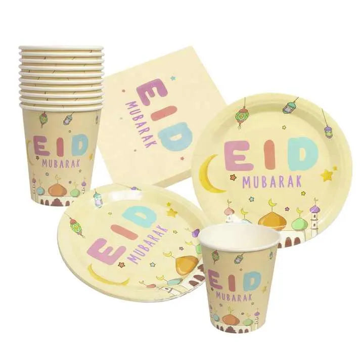 Eid cupcakewrappers Lampion kids (50 stuks)