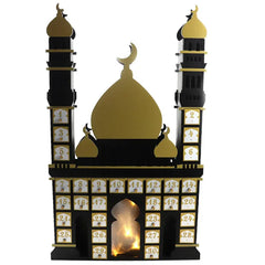 Ramadan Luxe houten kalender met LED licht (verkrijgbaar