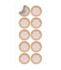 Eid stickers -oud roze