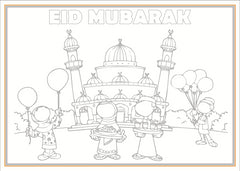 Placemats - Eid Rainbow (set van 6)