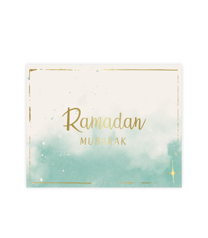 Ramadan Mubarak placemats mint (6 stuks)
