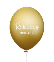 Ramadan Mubarak ballonnen (6 stuks)