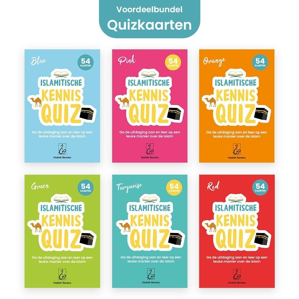Voordeelpack Quiz Kaarten (6x)