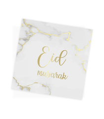 Eid servetten -marmer-goud