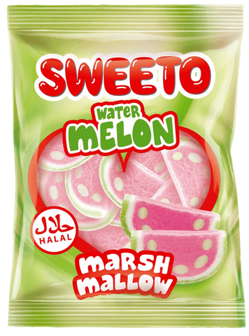 Watermeloen marshmallows snoep 60g - Halal