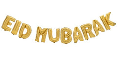 Folieballon "Eid mubarak" Goud