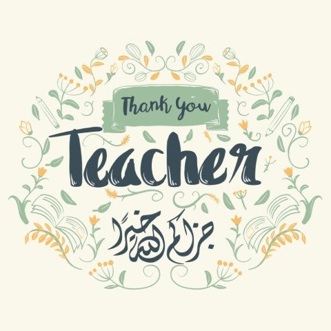 Wenskaart School - Thank You Teacher