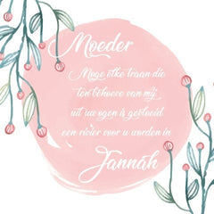 Wenskaart Moeder - Jannah