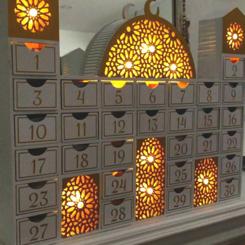 Luxe houten Ramadankalender