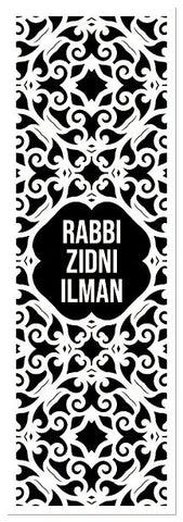 Grote boekenlegger Rabbi Zidni Ilman - Zwart
