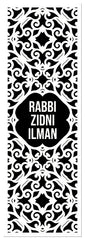 Grote boekenlegger Rabbi Zidni Ilman - Zwart