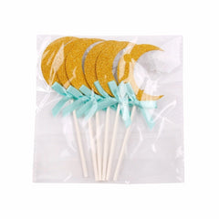 Cupcake Topper Maan - Mint