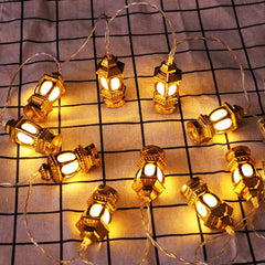 Lichtjes - gouden Lampionnetjes (bol)