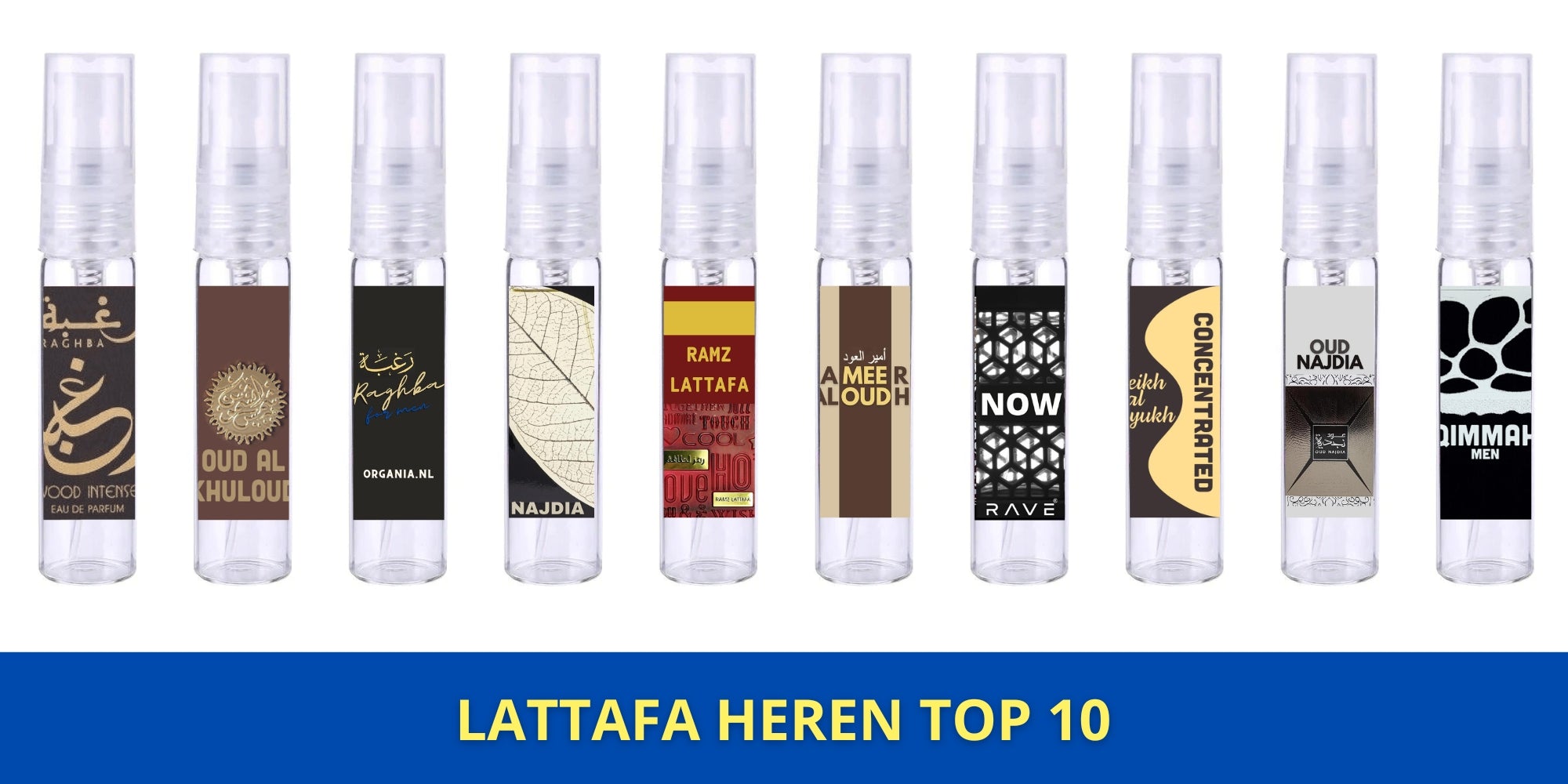 Lattafa Top 10 Heren Sample Set - Lattafa