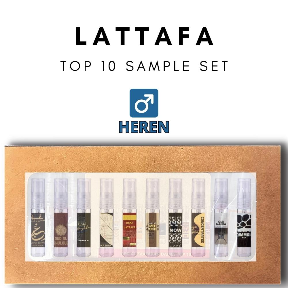 Lattafa Top 10 Heren Sample Set