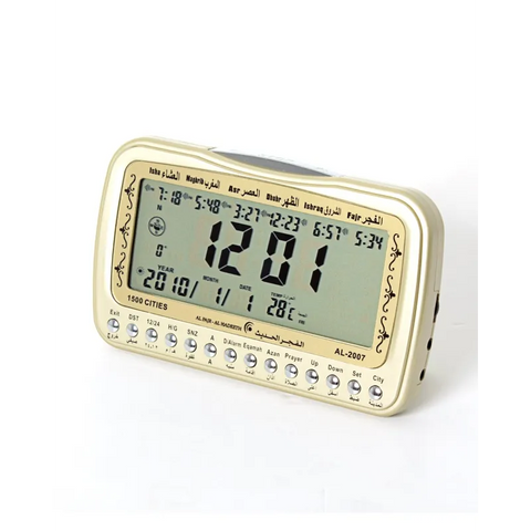 Al Fajr Al Hadeeth Digitale Azan Clock met Alarm AL207G